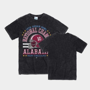 Alabama Crimson Tide Mens 1979 Sugar Bowl Vintage Tubular T-Shirt - Black 914428-111