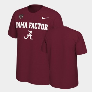 Roll Tide Men's College Football Mantra T-Shirt - Crimson 474360-697
