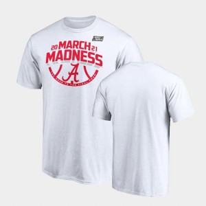 Roll Tide Ticket Men's 2021 March Madness T-Shirt - White 165738-683