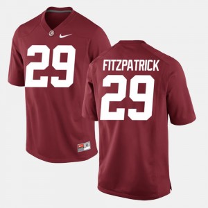 Minkah Fitzpatrick Bama #29 Official Alumni Football Game Men Jersey - Crimson 244411-815
