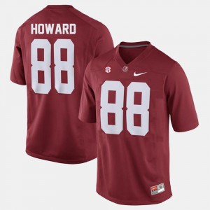 O.J. Howard Bama Men's College Football #88 University Jerseys - Red 165780-945