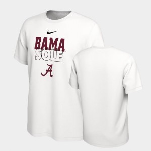 Roll Tide Bench Mens On Court T-Shirt - White 787841-596