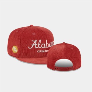 Bama Snapback Mens Vintage 9FIFTY Hat Caps - Red 748289-529