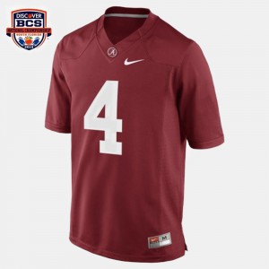 T.J. Yeldon University of Alabama Mens College Football #4 NCAA Jersey - Red 118078-996