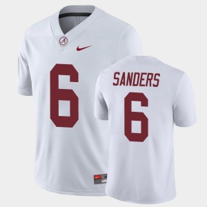 Trey Sanders Bama Game Men #6 Limited Jerseys - White 228932-368