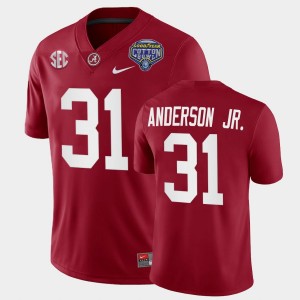 Will Anderson Jr. Alabama Men's College Football Playoff 2021 Cotton Bowl #31 Jerseys - Crimson 338902-659