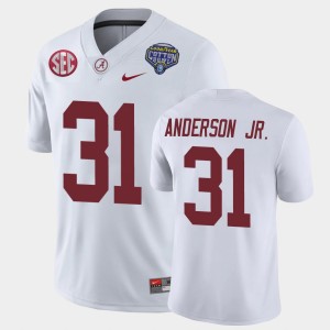 Will Anderson Jr. Roll Tide #31 Game Men's 2021 Cotton Bowl Jersey - White 363531-700