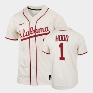 Will Hodo University of Alabama 2022 Replica #1 Men College Baseball Jerseys - Natural 839953-380