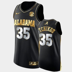Alex Tchikou Roll Tide Mens College Basketball Golden Authentic #35 Jerseys - Black 251620-924