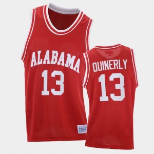 Jahvon Quinerly The Tide Men's 2021 College Basketball Throwback #13 Jerseys - Red 652427-292