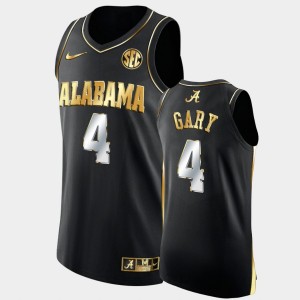 Juwan Gary The Tide Golden Authentic #4 Men College Basketball Jersey - Black 472800-839