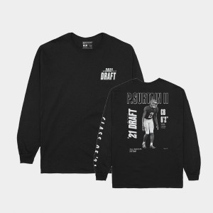 Patrick Surtain II Bama Men's 2021 NFL Draft Player Graphic Long Sleeve T-Shirt - Black 766063-678