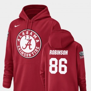 A'Shawn Robinson Crimson Men Football Performance Champ Drive #86 Hoodie - Crimson 790580-506
