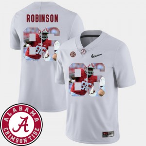 A'Shawn Robinson The Tide #86 Men Football Pictorial Fashion Jersey - White 384918-442
