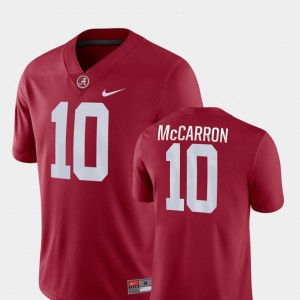 AJ McCarron Crimson #10 Men's Game College Football Jersey - Crimson 889453-667