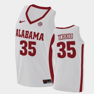 Alex Tchikou Alabama Crimson Tide #35 Mens 2021 Swingman College Basketball Jerseys - White 270989-466