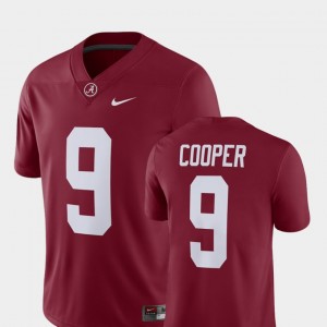 Amari Cooper Crimson Player Alumni Football Game Men's #9 Jerseys - Crimson 108293-616