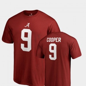 Amari Cooper The Tide Men #9 Name & Number College Legends T-Shirt - Crimson 798415-804