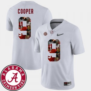 Amari Cooper Bama #9 Football Men Pictorial Fashion Jersey - White 583560-535