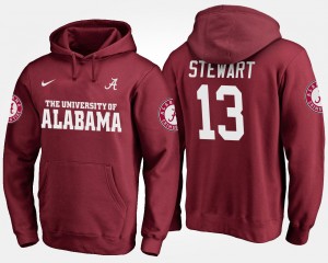 ArDarius Stewart Crimson Player Name and Number Men's #13 Hoodie - Crimson 338755-533