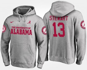 ArDarius Stewart The Tide NCAA Men's #13 Name and Number Hoodie - Gray 209104-176