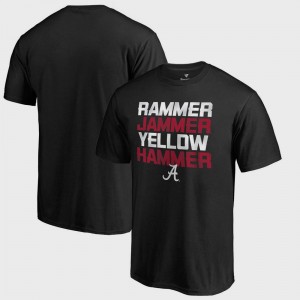 University of Alabama Bowl Game Hometown Collection Rammer Jammer Fanatics Men's T-Shirt - Black 557327-153