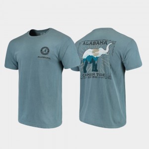 Alabama Men's Comfort Colors State Scenery T-Shirt - Blue 823161-577