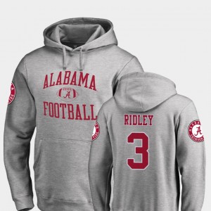 Calvin Ridley Roll Tide Mens College Football Neutral Zone #3 Hoodie - Ash 707286-610