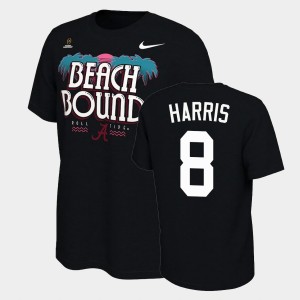 Christian Harris Alabama Mens 2021 National Championship #8 Bound College Football Playoff T-Shirt - Black 320256-296