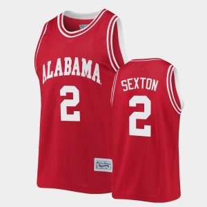 Collin Sexton Bama #2 Mens Classic Commemorative Basketball Jersey - Crimson 457889-990