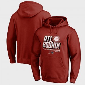 Crimson Men's College Football Playoff 2018 Sugar Bowl Champions Flea Flicker Bowl Game Hoodie - Crimson 846866-881