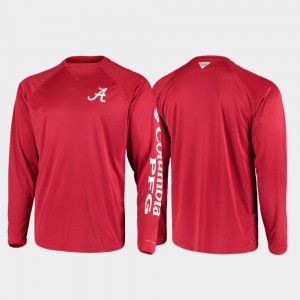 Bama Omni-Shade PFG Terminal Tackle Long Sleeve Men's T-Shirt - Crimson 529061-962