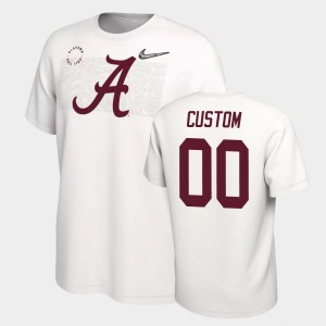 Custom The Tide Mens College Football Playoff #00 T-Shirt - White 472222-248