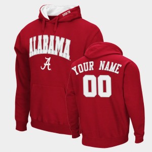 Custom Crimson Pullover #00 Arch & Logo 2.0 Men Hoodie - Crimson 161742-643