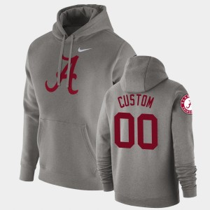 Custom The Tide Vault Logo Club #00 Men Fleece Pullover Hoodie - Heathered Gray 282107-825