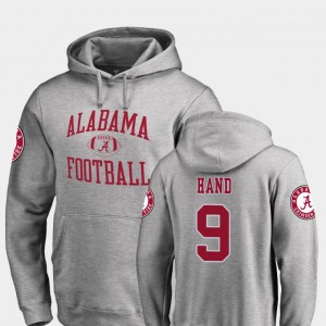 Da'Shawn Hand The Tide Men's Neutral Zone College Football #9 Hoodie - Ash 265468-992