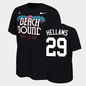 DeMarcco Hellams Alabama 2021 National Championship Men #29 Bound College Football Playoff T-Shirt - Black 678352-807