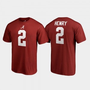 Derrick Henry Crimson Name & Number #2 College Legends Men T-Shirt - Crimson 945130-514