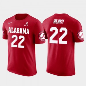 Derrick Henry University of Alabama #22 Mens Future Stars Tennessee Titans Football T-Shirt - Red 507543-519