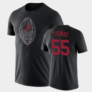 Derrick Thomas Alabama Crimson Tide Men's Legend Football Icon #55 T-Shirt - Black 867662-593