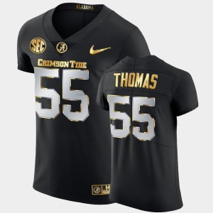 Derrick Thomas Roll Tide Mens Golden Edition #55 2020-21 Authentic Jerseys - Black 679389-550