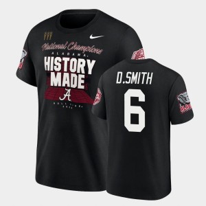 DeVonta Smith Alabama Crimson Tide 2020 National Champions Locker Room Men's #6 T-Shirt - Black 587388-877