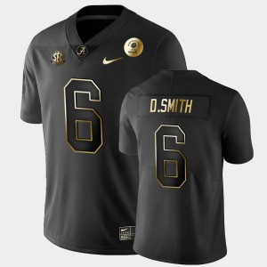 DeVonta Smith The Tide Golden Edition 2021 Rose Bowl #6 Men Jerseys - Black 637569-339