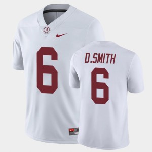 DeVonta Smith Alabama Crimson Tide College Football Mens Game #6 Jerseys - White 436537-697
