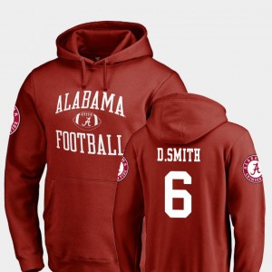 DeVonta Smith Bama #6 Mens College Football Neutral Zone Hoodie - Crimson 880410-705