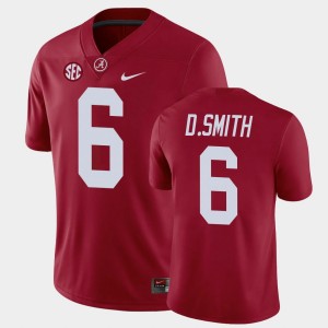 DeVonta Smith Crimson College Football Game Men's #6 Jerseys - Crimson 168271-219