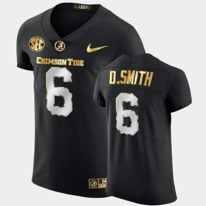 DeVonta Smith University of Alabama 2020-21 Authentic #6 Golden Edition Men's Jersey - Black 543999-180