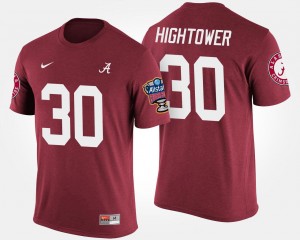 Dont'a Hightower Bama #30 Bowl Game Sugar Bowl Men's T-Shirt - Crimson 340552-634