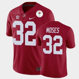 Dylan Moses The Tide 2021 Rose Bowl Mens College Football #32 Jerseys - Crimson 750482-326