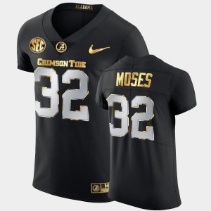 Dylan Moses Bama Men Golden Edition 2020-21 Authentic #32 Jersey - Black 173418-445